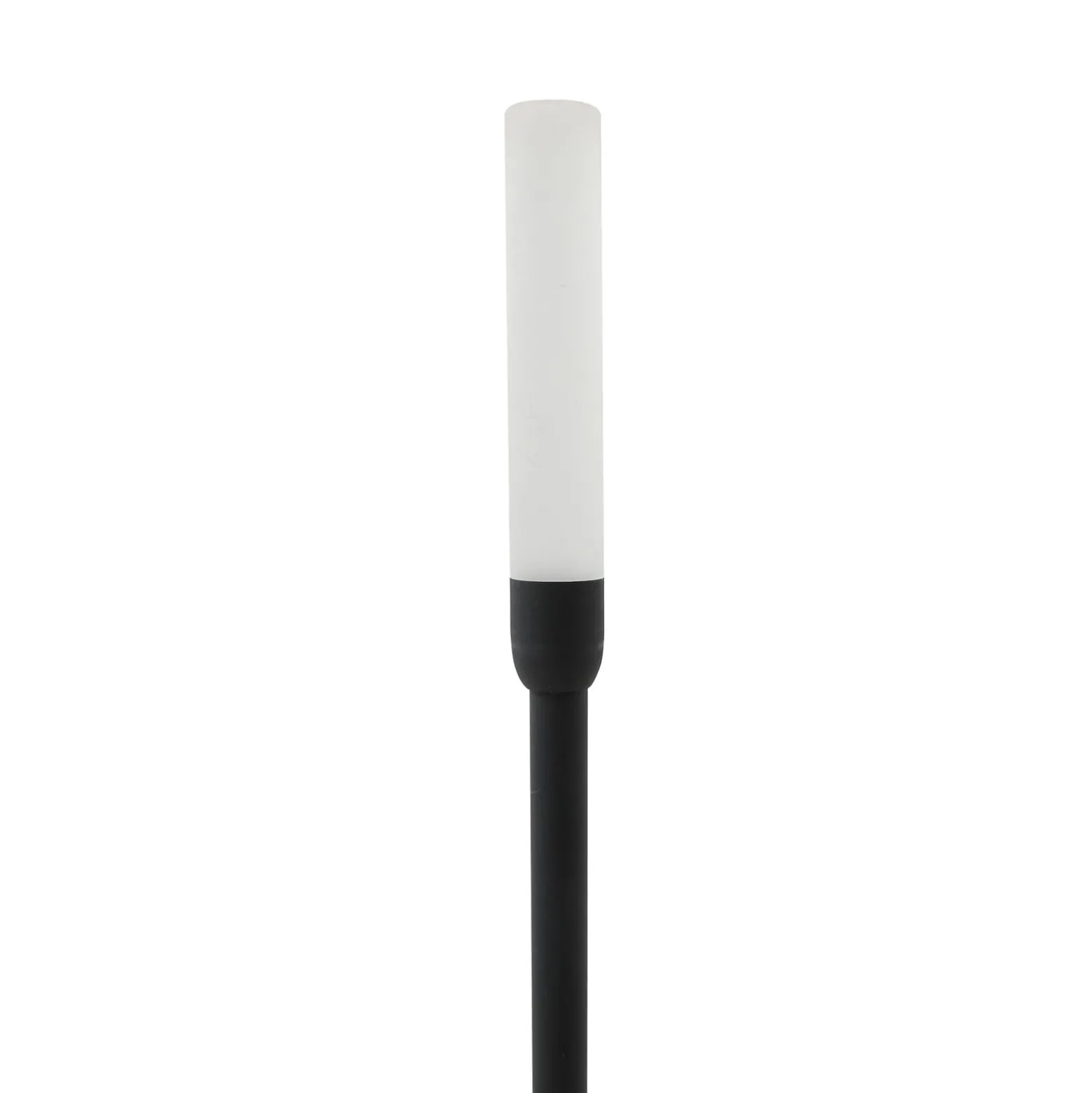 Lindby LED-Solarleuchte Balian, schwarz, Aluminium, 3.000 K