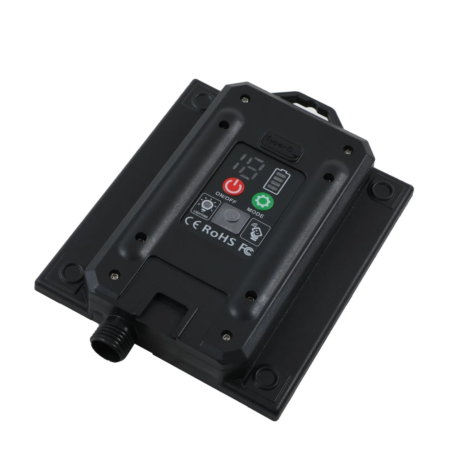 Lindby LED-Solarleuchte Brindley, 3er-Set, schwarz, Glas