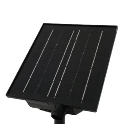 Lindby LED-Solarleuchte Brindley, 3er-Set, schwarz, Glas