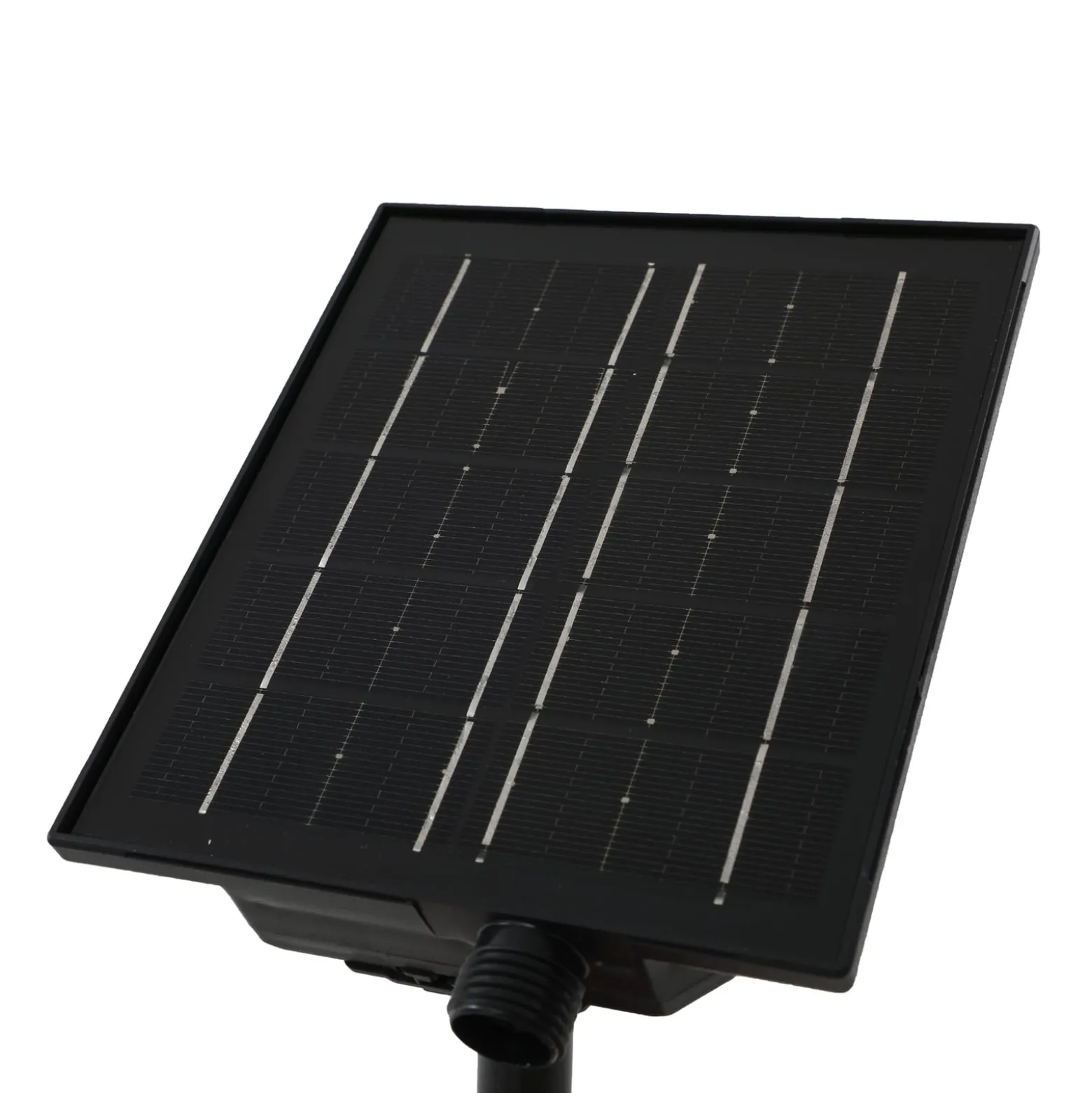 Lindby LED-Solarleuchte Brindley, 3er-Set, schwarz, Glas