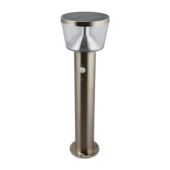 Lindby LED-Solar-Sockelleuchte Antje, Bewegungsmelder, IP44