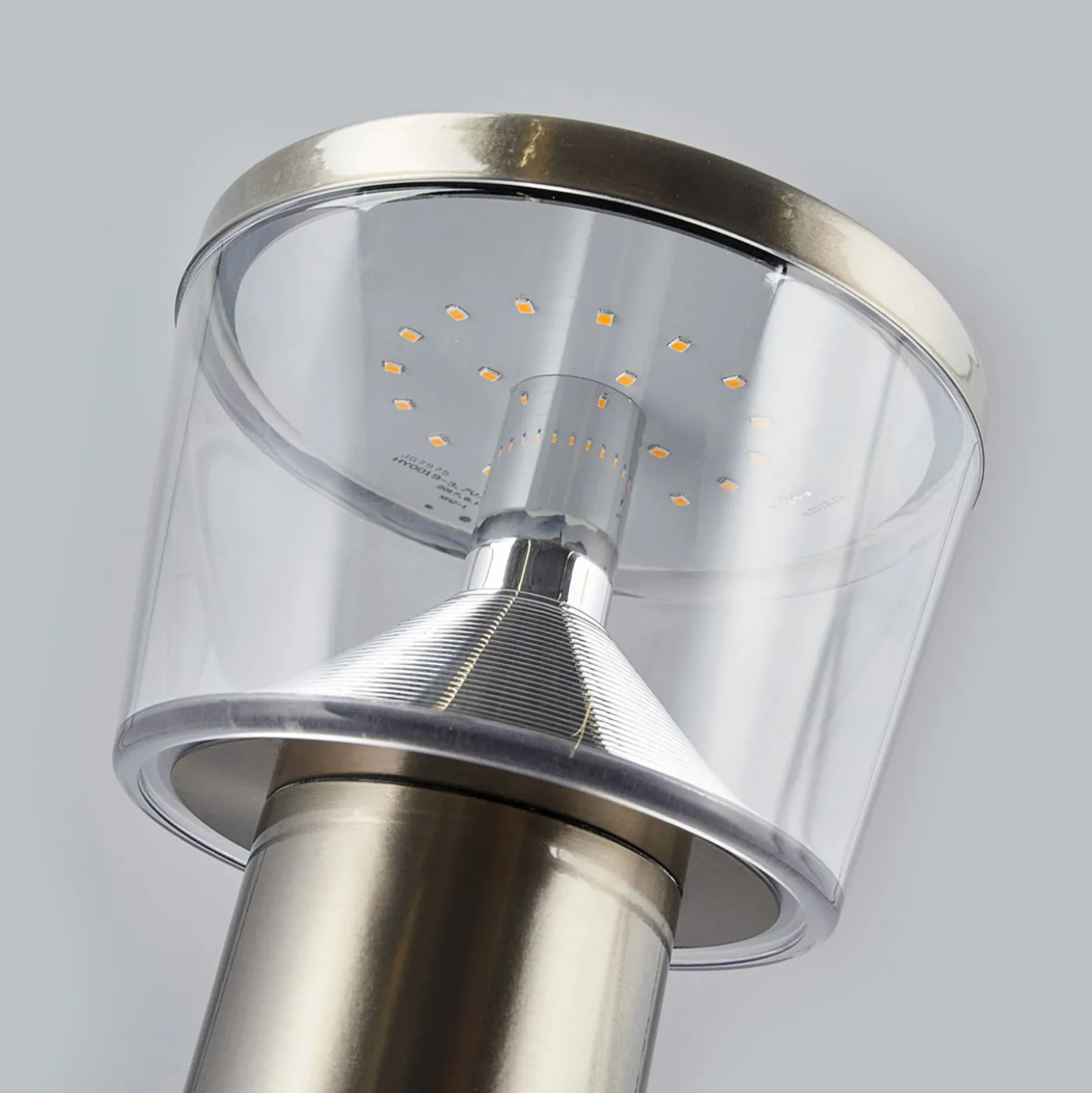 Lindby LED-Solar-Sockelleuchte Antje, Bewegungsmelder, IP44