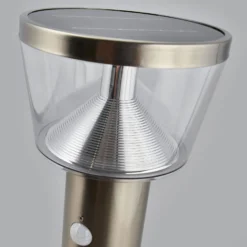 Lindby LED-Solar-Sockelleuchte Antje, Bewegungsmelder, IP44