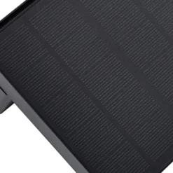Lindby LED-Solarwandlampe Eleazar, schwarz, Sensor