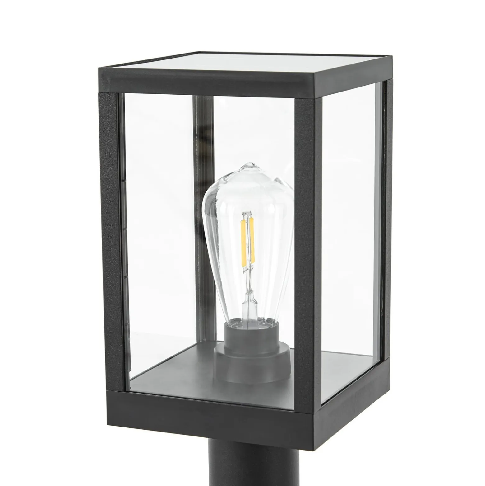 Lindby LED-Solar-Wegeleuchte Relto, Sensor, Erdspieß, 50 cm