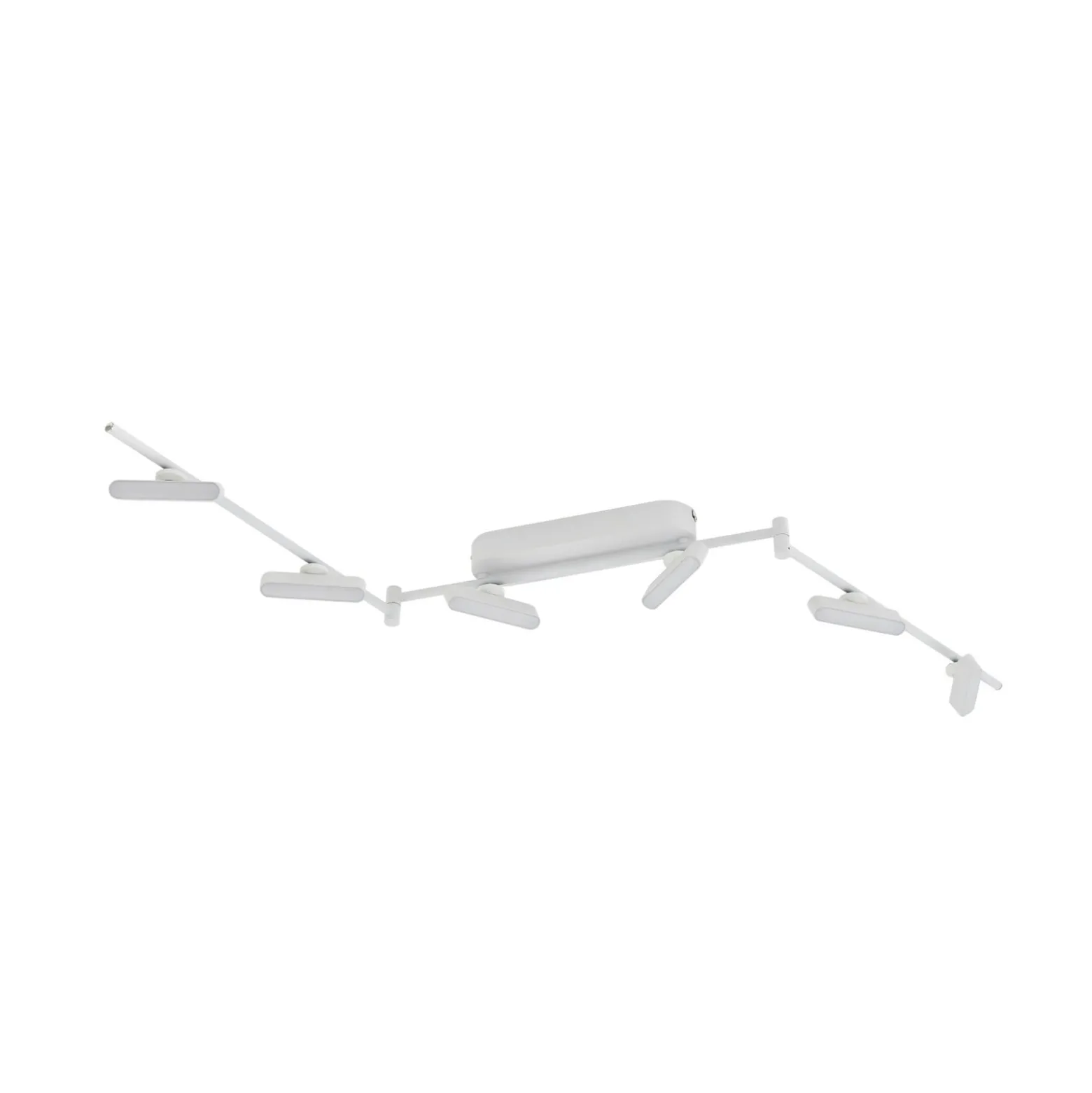 Lindby LED-Strahler Eldrin, weiß, 6-flg., Lichtleiste