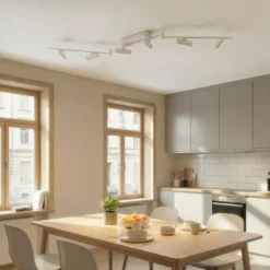 Lindby LED-Strahler Eldrin, weiß, 6-flg., Lichtpunkte