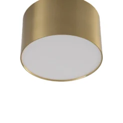 Lindby LED-Strahler Nivoria, Ø11 cm, 9 W, goldfarben, Metall