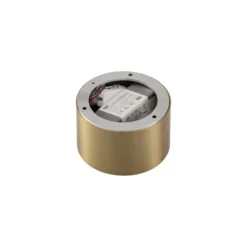 Lindby LED-Strahler Nivoria, Ø11 cm, 9 W, goldfarben, Metall