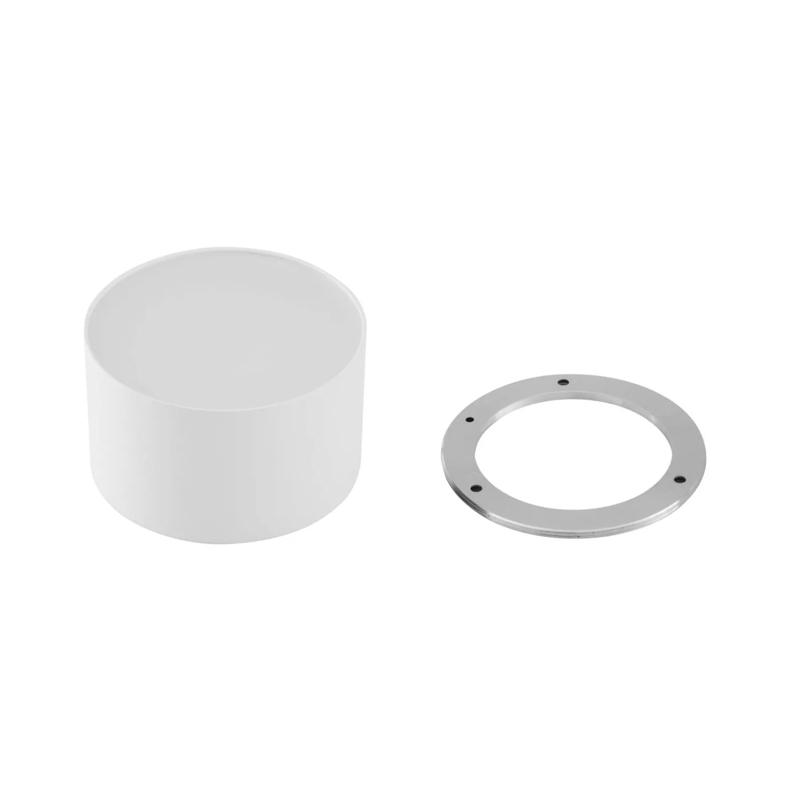 Lindby LED-Strahler Nivoria, Ø 11 cm, 9 W, weiß, Metall