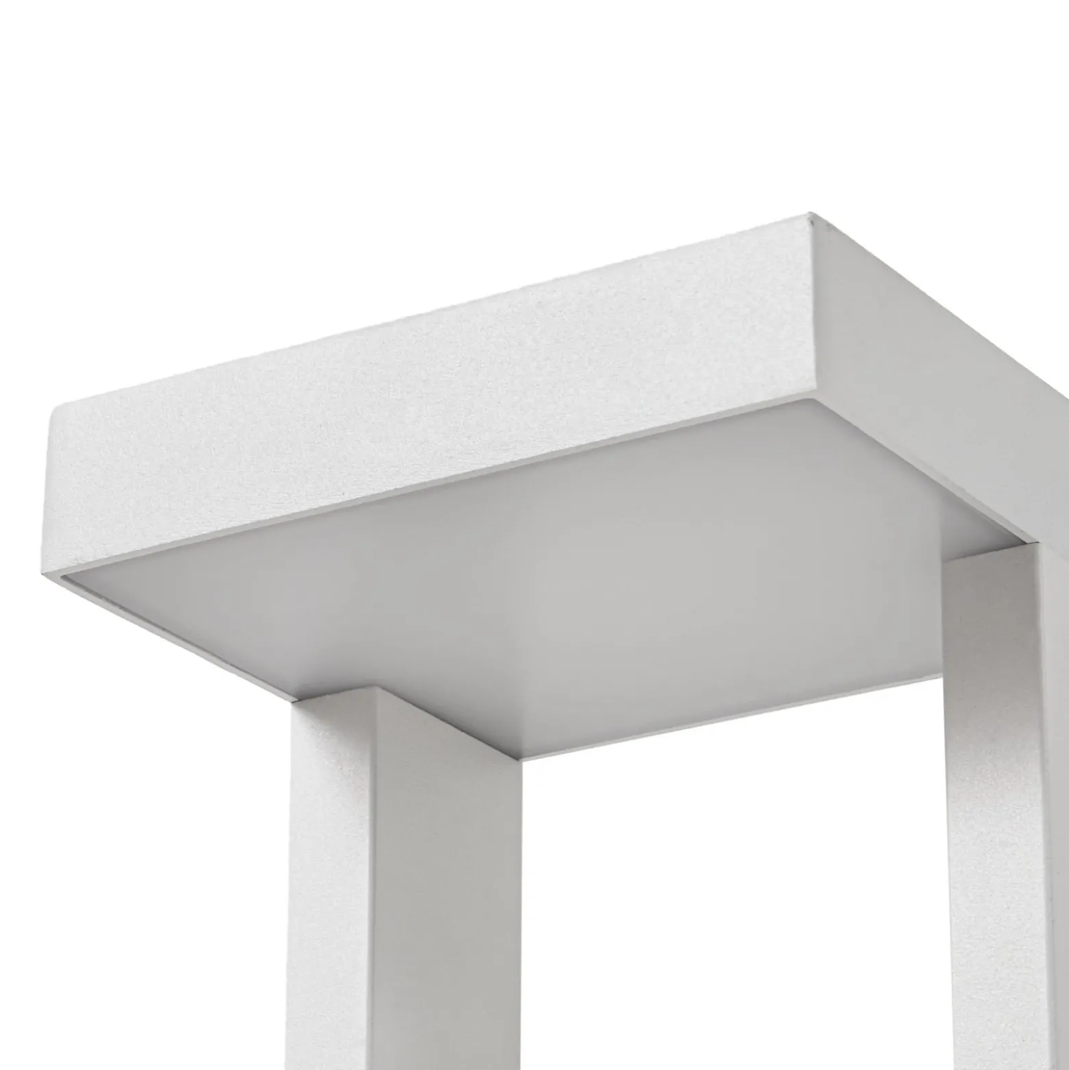 Lindby LED-Wegeleuchte Lonete, weiß, Höhe 65 cm, IP65