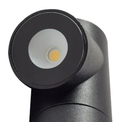 Lindby LED-Wegeleuchte Luzian, Höhe 80 cm, schwarz, Erdspieß