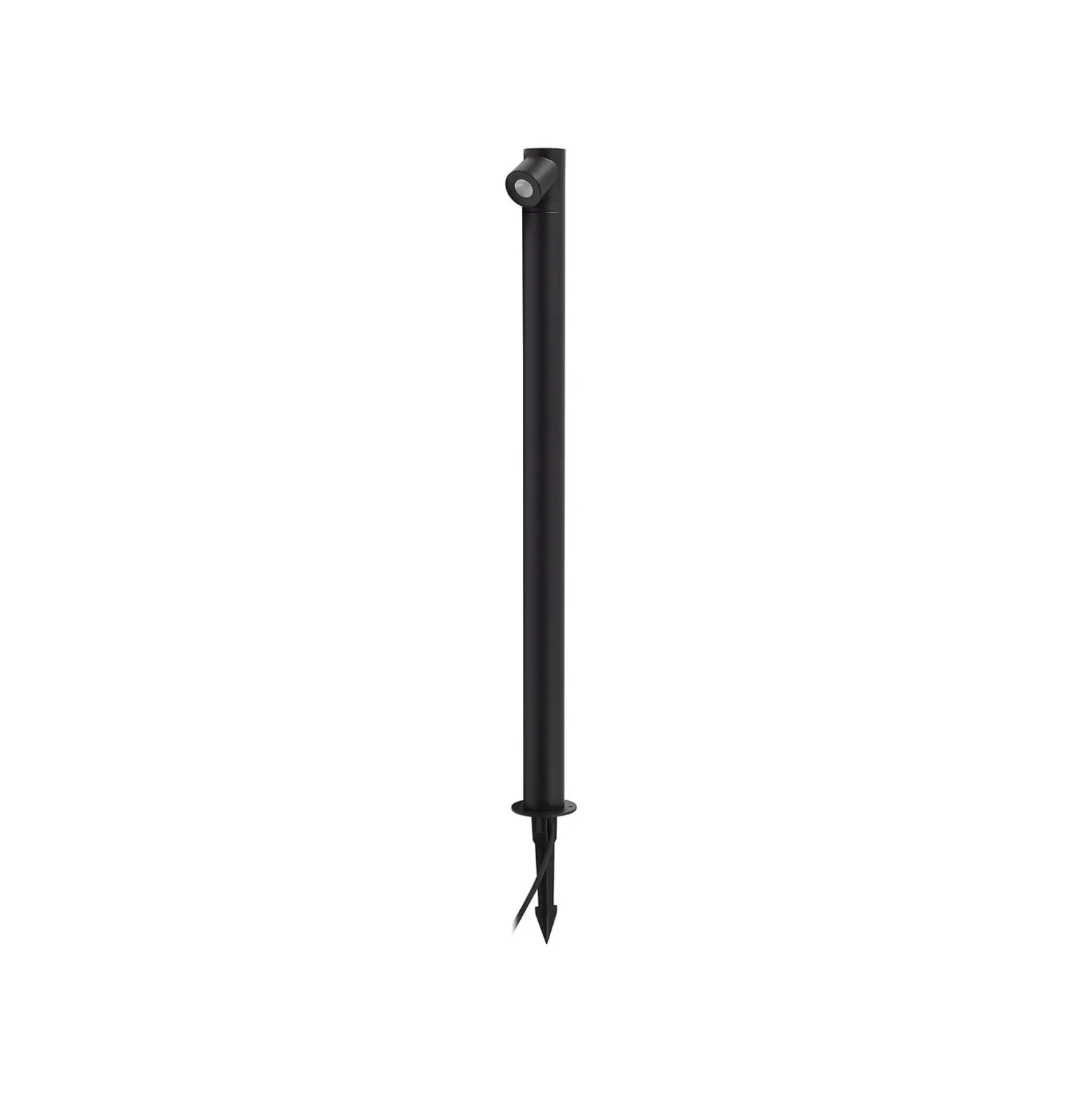 Lindby LED-Wegeleuchte Luzian, Höhe 80 cm, schwarz, Erdspieß