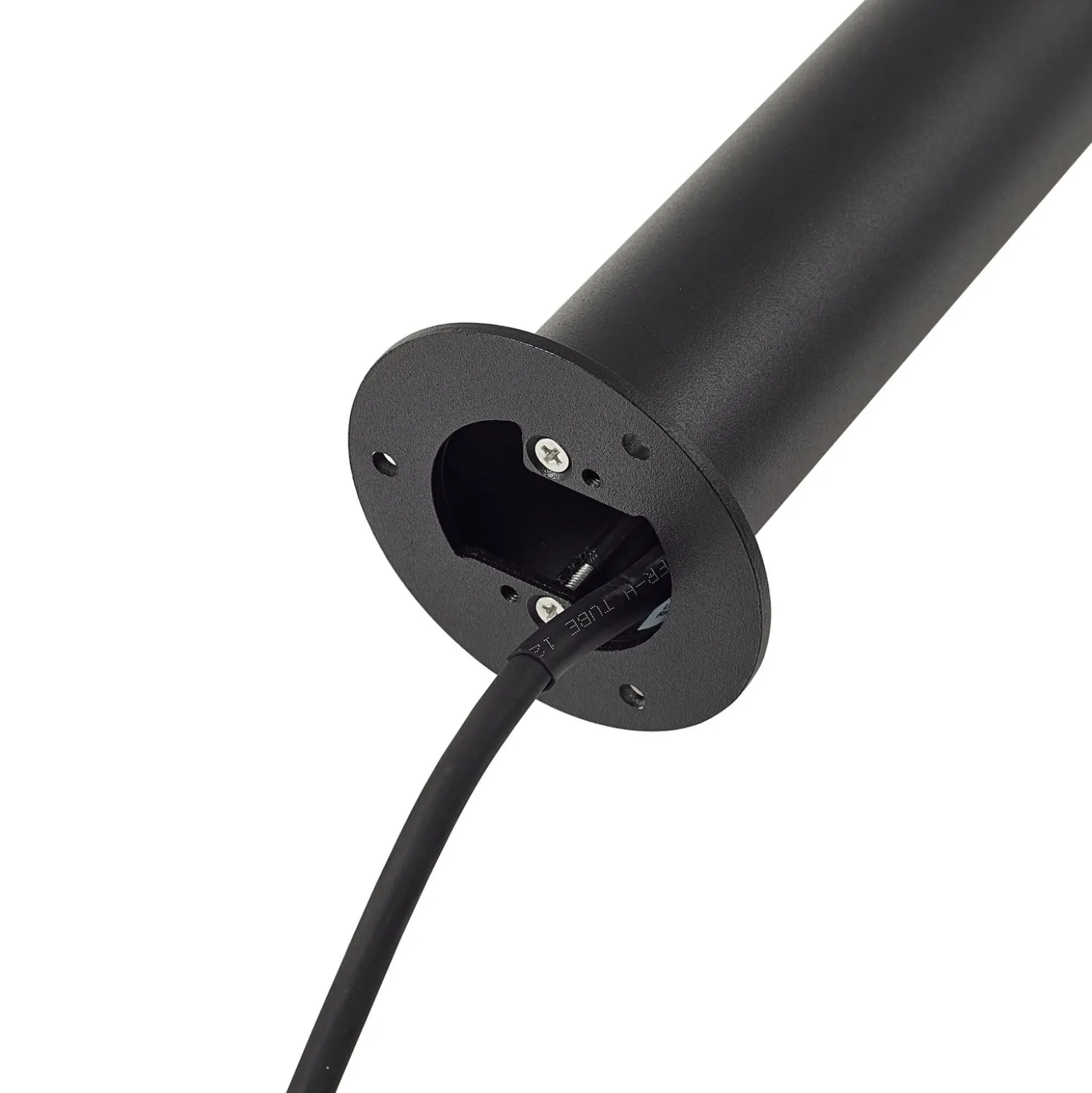 Lindby LED-Wegeleuchte Luzian, Höhe 80 cm, schwarz, Erdspieß