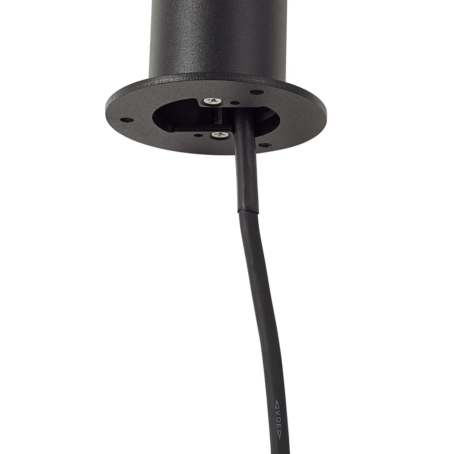 Lindby LED-Wegeleuchte Luzian, Höhe 80 cm, schwarz, Erdspieß
