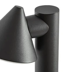 Lindby LED-Wegeleuchte Soran, schwarz, 60 cm, Metall, IP44