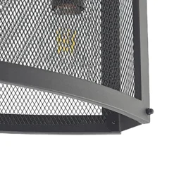 Lindby Mizgin Deckenleuchte mit Gitter 3-flammig