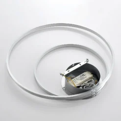 Lindby Nerwin LED-Deckenleuchte, 65 cm, rund, alu/chrom