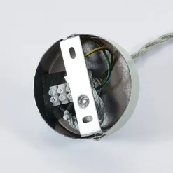 Lindby Pendellampe Albertine, hellblau, Metall, Ø 29 cm, E27