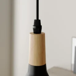 Lindby Pendelleuchte Arina, 100 cm, schwarz, 5-flammig, E14