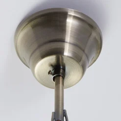 Lindby Pendelleuchte Otis, Ø 68 cm, 5-flg., weiß, Glas, E27