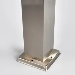 Lindby Pollerleuchte Lorian, 100 cm, Edelstahl, IP44, E27