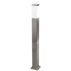 Lindby Pollerleuchte Lorian, 100 cm, Edelstahl, IP44, E27