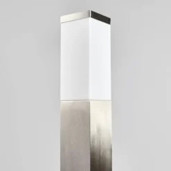 Lindby Pollerleuchte Lorian, 100 cm, Edelstahl, IP44, E27