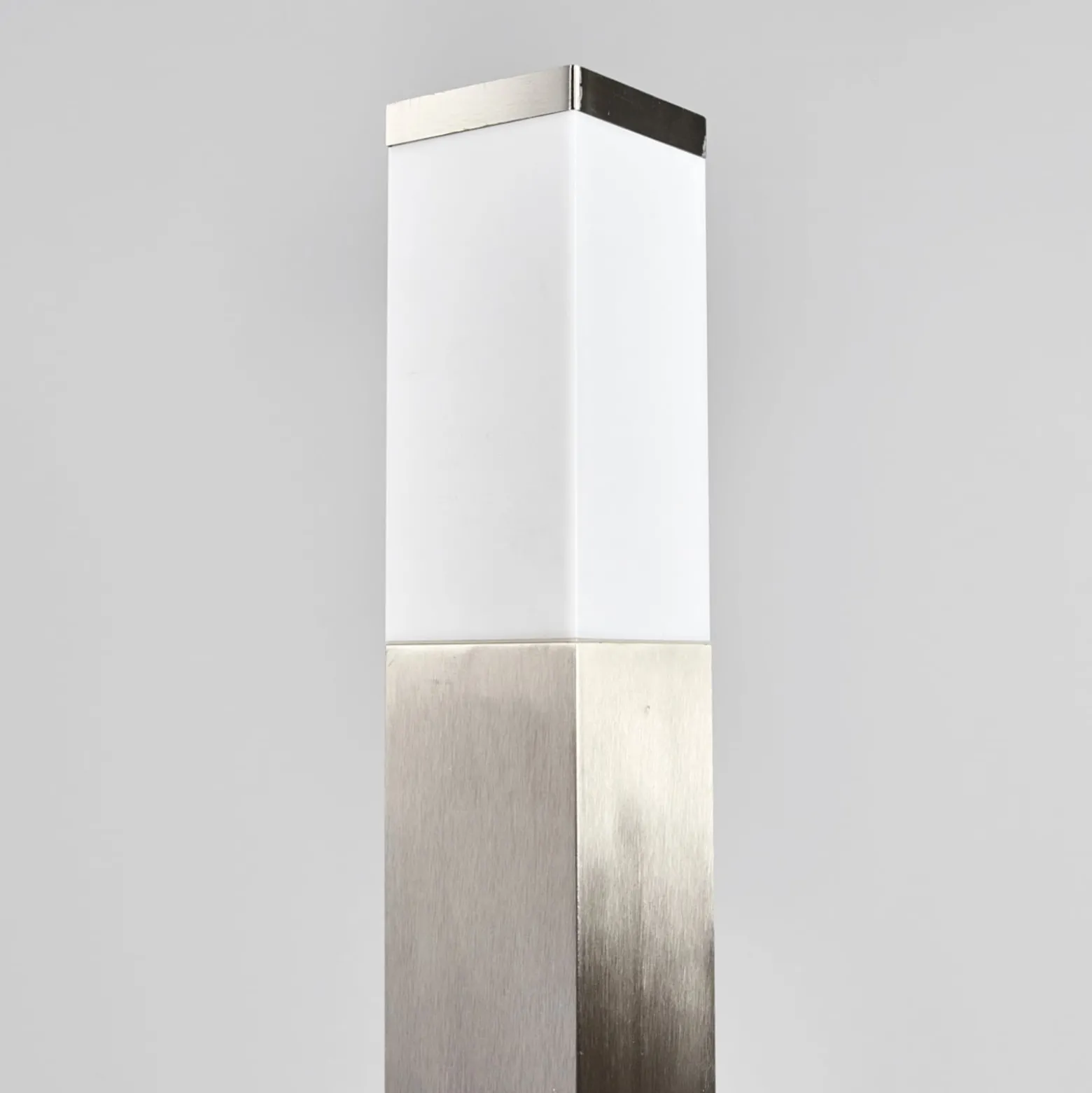 Lindby Pollerleuchte Lorian, 100 cm, Edelstahl, IP44, E27