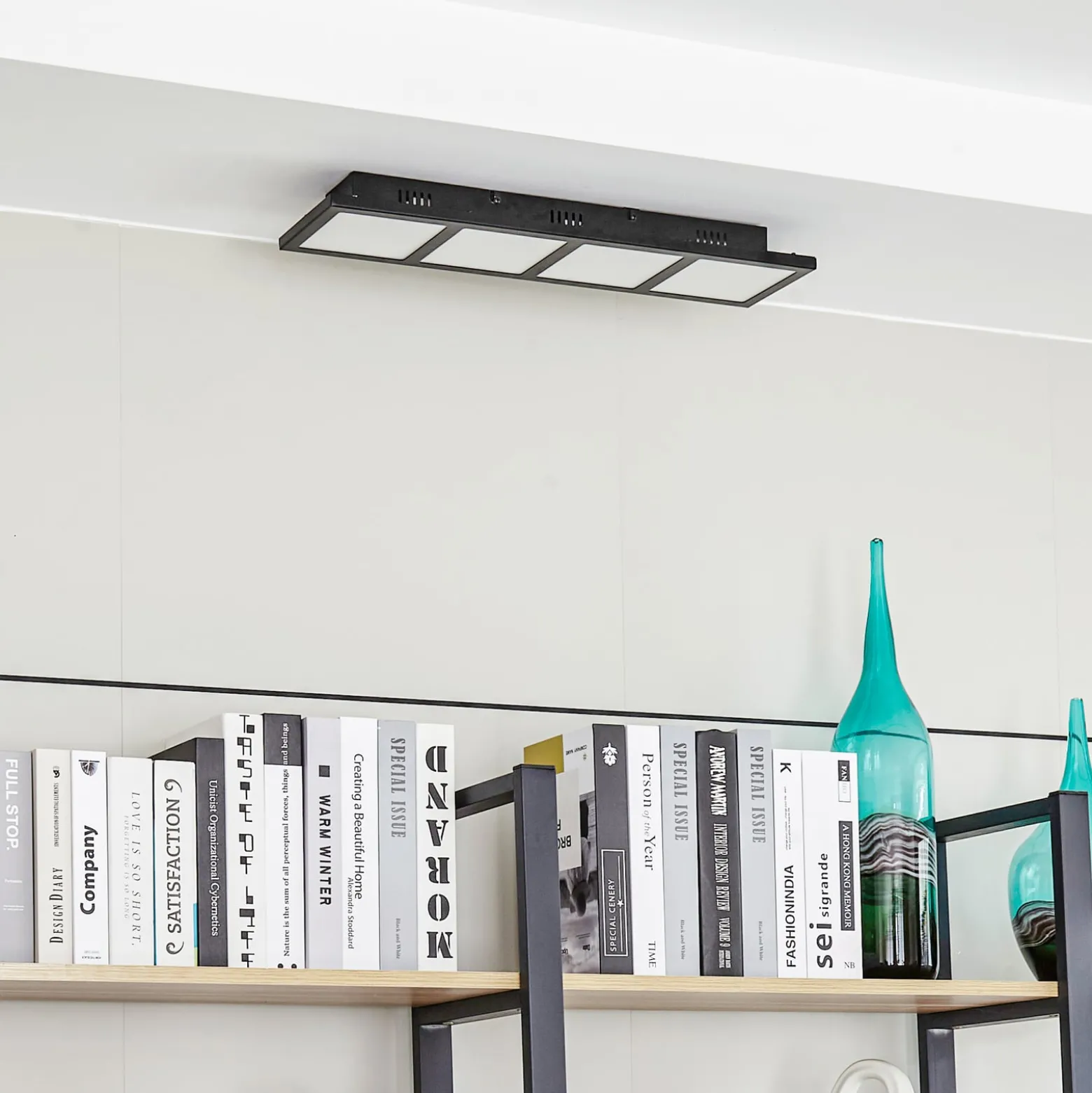 Lindby Raymie LED-Deckenleuchte Länge 56,6 cm RGBW