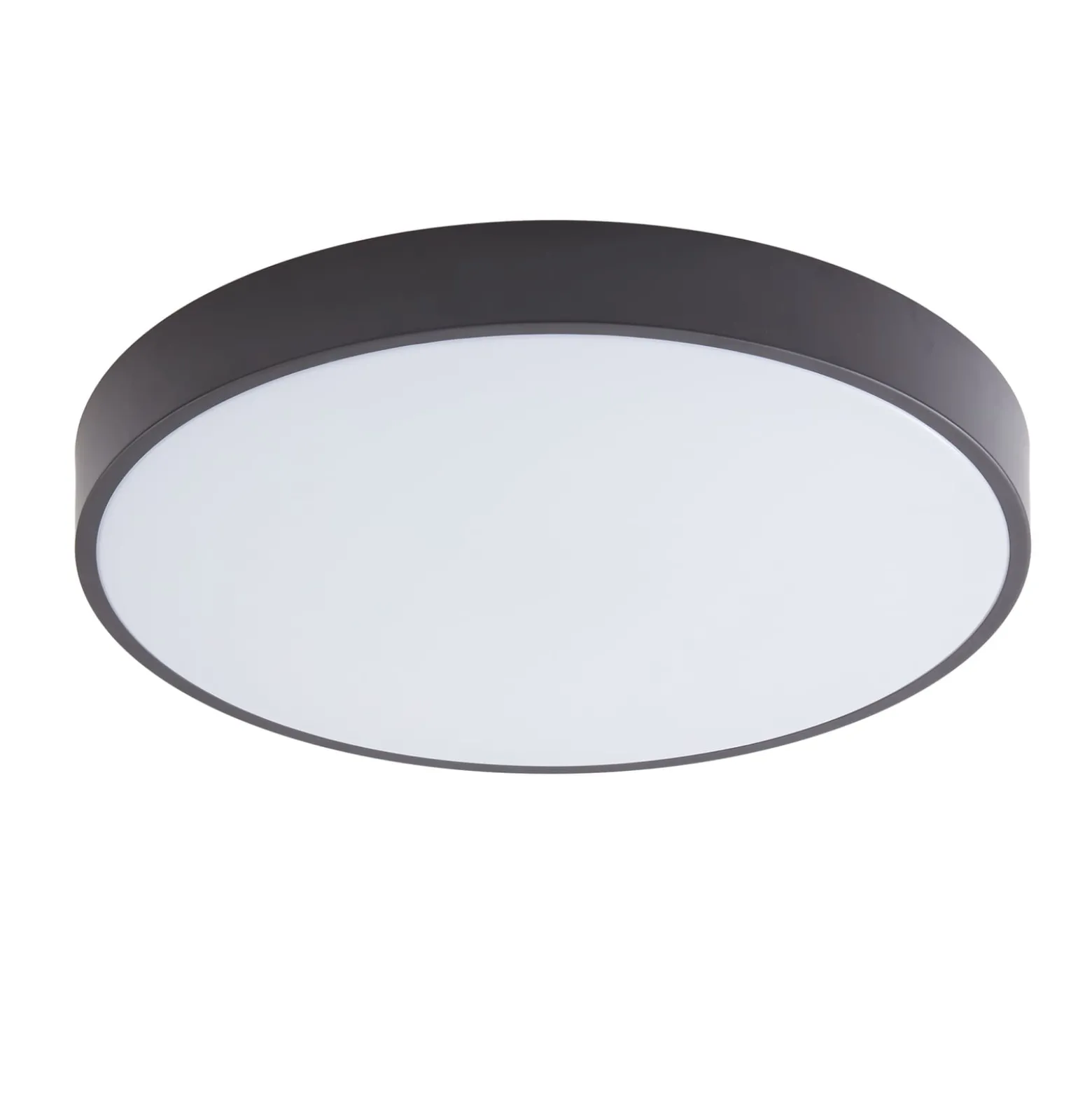 Lindby Smart LED-Deckenlampe Innes schwarz 48cm RGB CCT Tuya