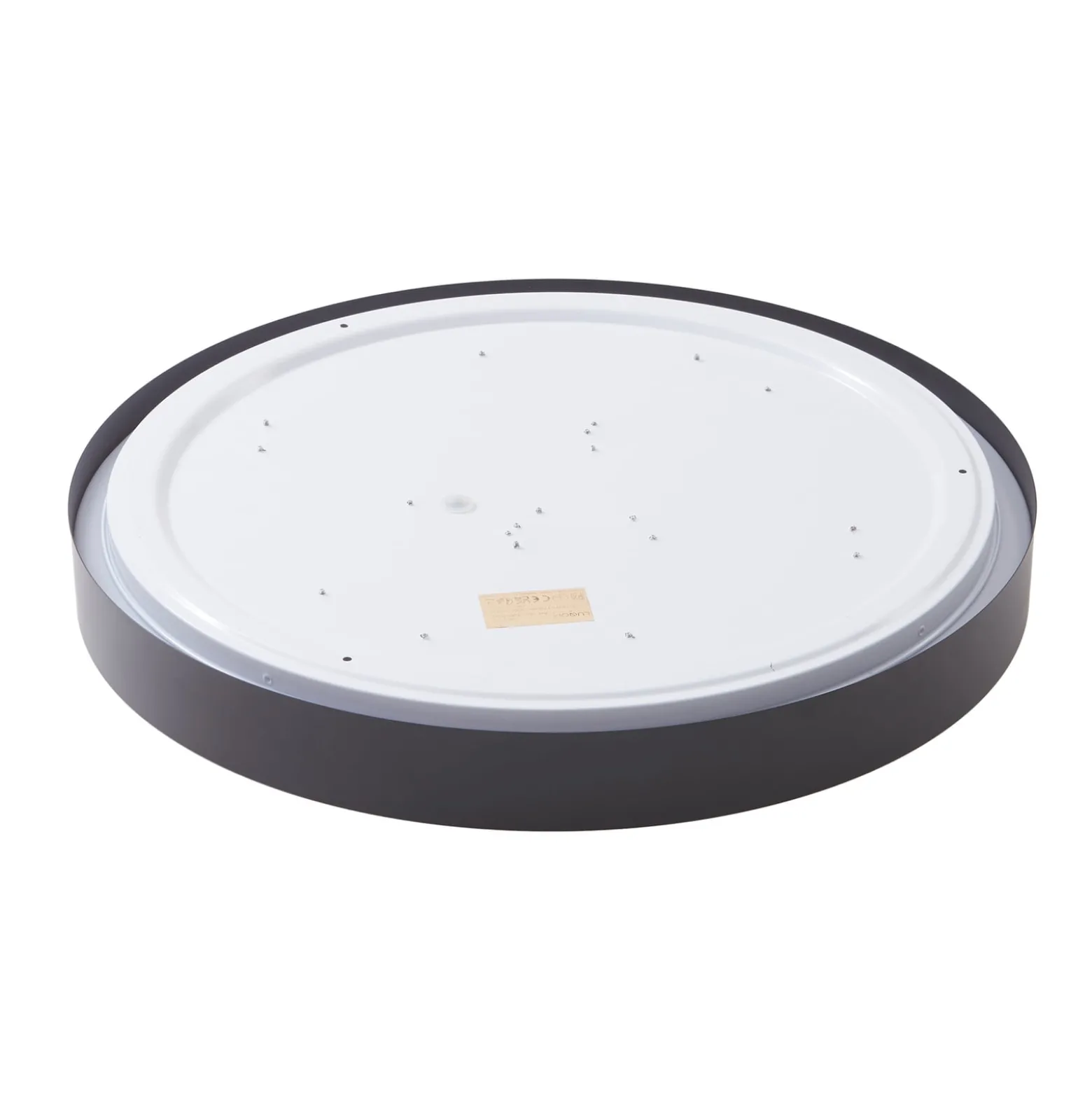 Lindby Smart LED-Deckenlampe Innes schwarz 48cm RGB CCT Tuya