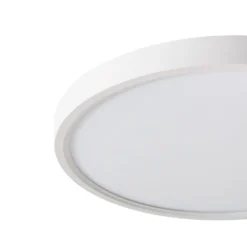 Lindby Smart-LED-Deckenleuchte Deika, Ø 40 cm, weiß, Tuya
