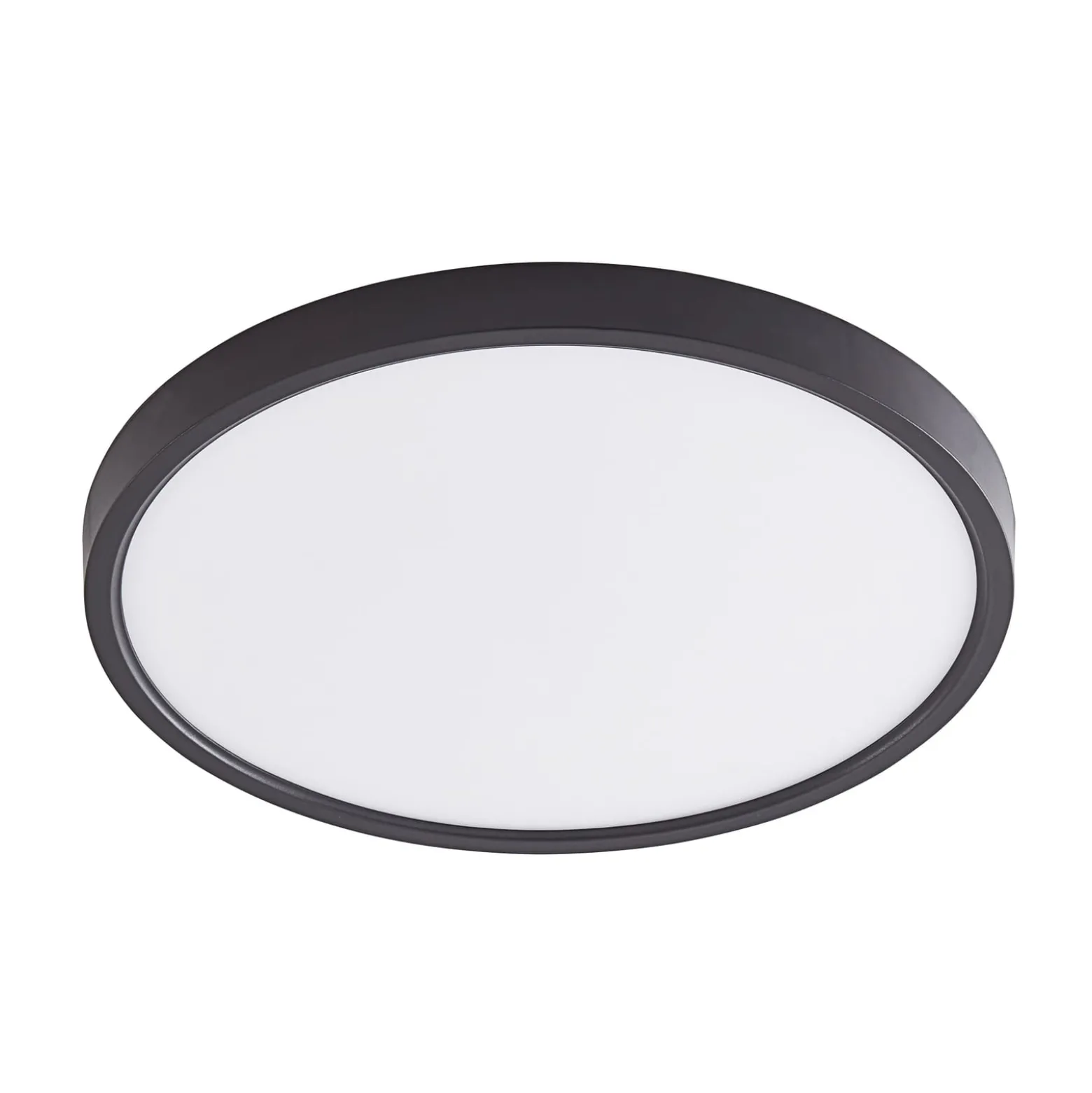 Lindby Smart LED-Deckenleuchte Pravin, Ø 50 cm, CCT, schwarz
