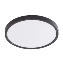 Lindby Smart LED-Deckenleuchte Pravin, Ø 40 cm, CCT, schwarz