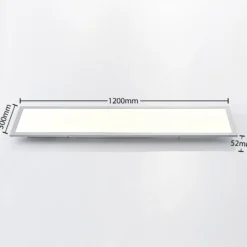 Lindby Smart LED-Deckenpanel Kjetil 120 x 30 cm Tuya RGB CCT
