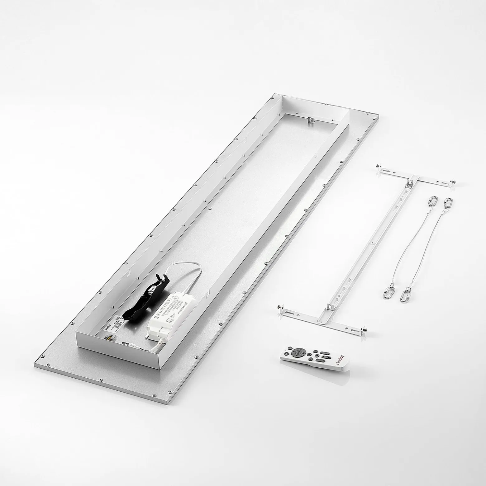 Lindby Smart LED-Deckenpanel Kjetil 120 x 30 cm Tuya RGB CCT