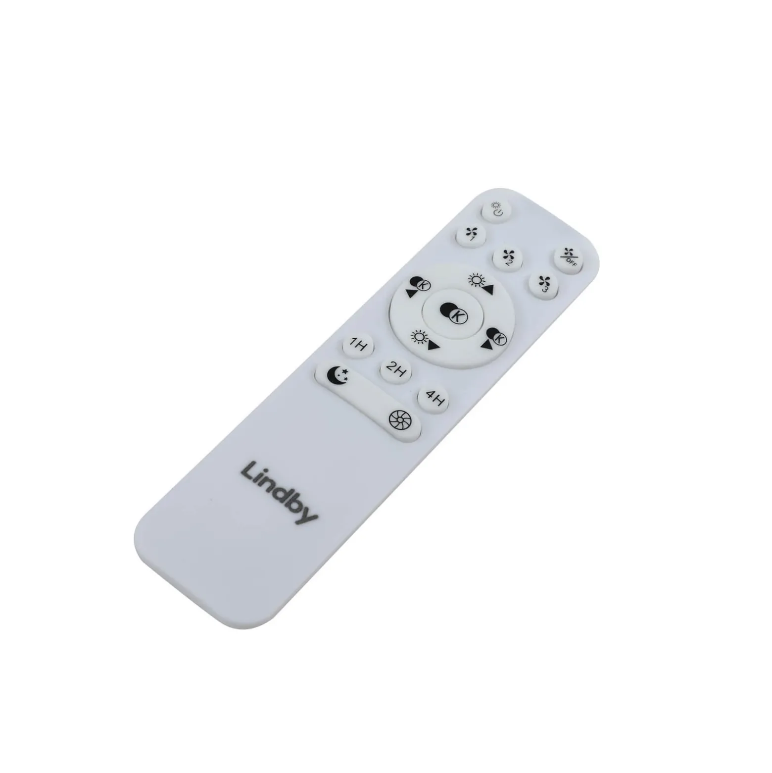Lindby Smart LED-Deckenventilator Paavo, silber, leise, Tuya
