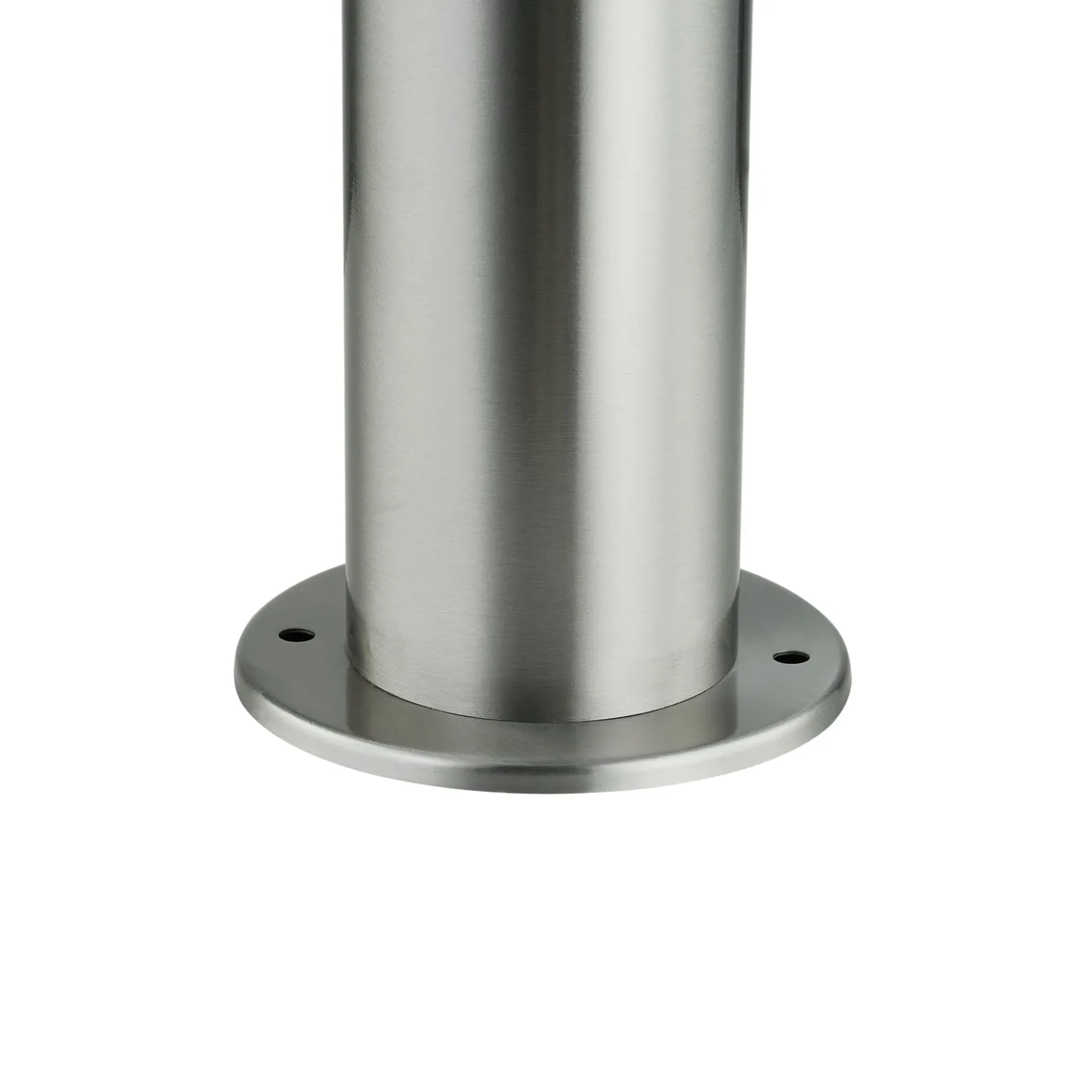 Lindby Sockellampe Statius, silber, Edelstahl, Sensor, 45 cm