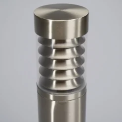 Lindby Sockelleuchte Enja, 50 cm, Edelstahl, IP44, E27