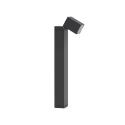 Lindby Sockelleuchte Othil, 50 cm hoch, anthrazit, Metall