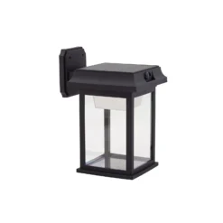 Lindby Solar-LED-Wandleuchte Latarka, Höhe 27,5 cm, Sensor