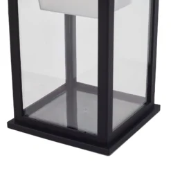 Lindby Solar-LED-Wandleuchte Latarka, Höhe 27,5 cm, Sensor