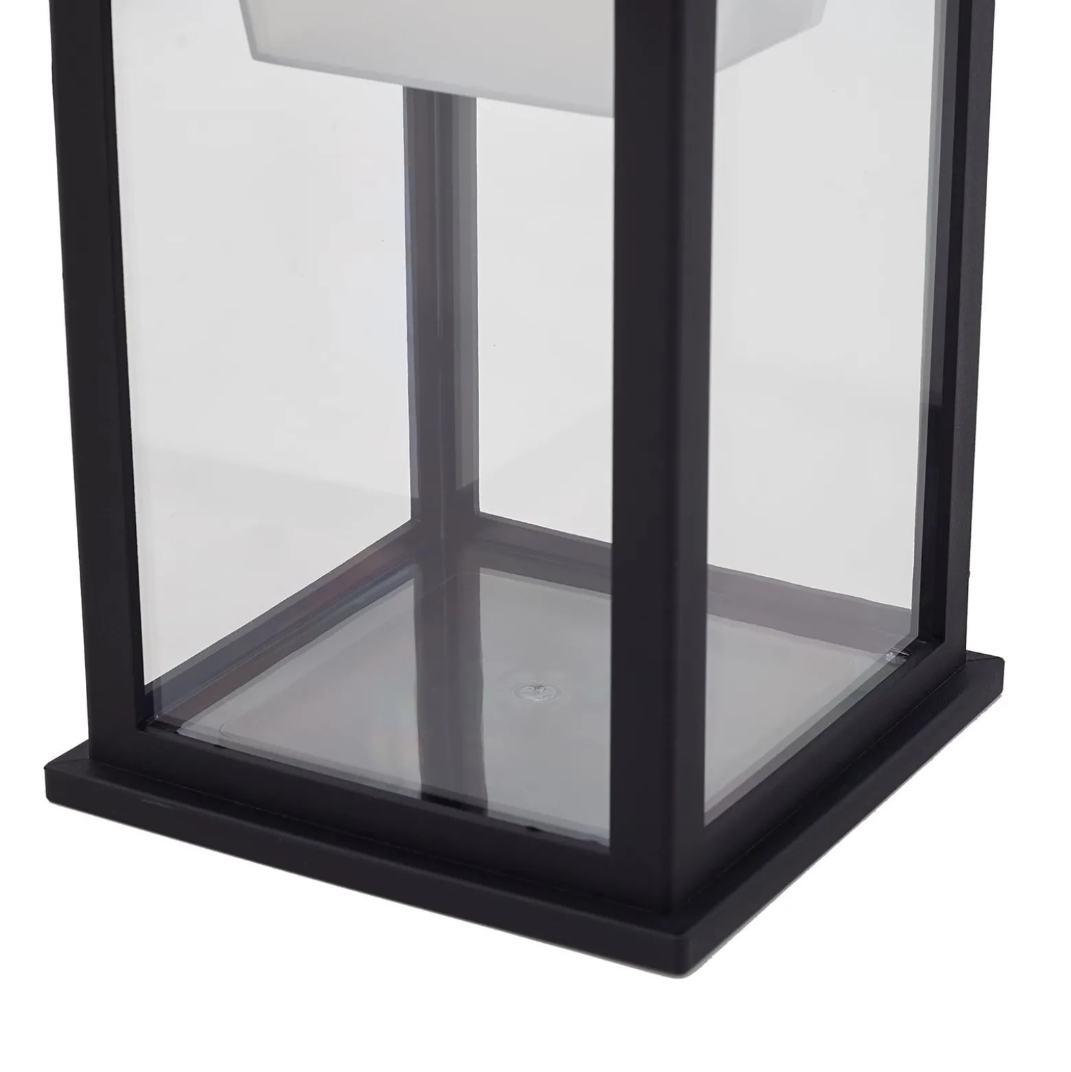 Lindby Solar-LED-Wandleuchte Latarka, Höhe 27,5 cm, Sensor