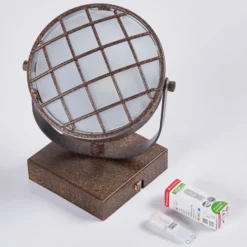 Lindby Strahler Tamin, rostfarben, 1-flammig, Glas, G9