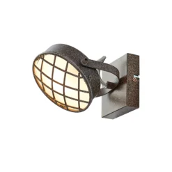 Lindby Strahler Tamin, rostfarben, 1-flammig, Glas, G9