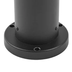 Lindby Wegeleuchte Dangan, klar, 90 cm, Glas, Sensor