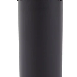 Lindby Wegeleuchte Dangan, schwarz/klar, Höhe 90 cm, Glas