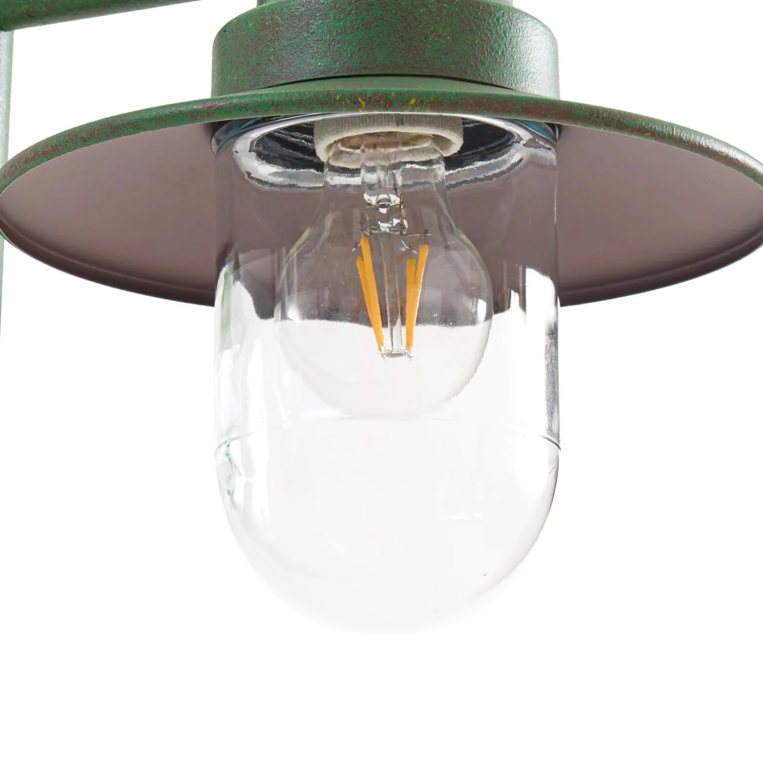 Lindby Wegeleuchte Eloretta, grün, 110 cm, Stahl, IP44, E27