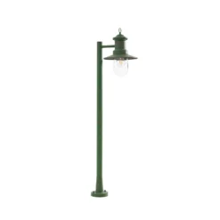 Lindby Wegeleuchte Eloretta, grün, 110 cm, Stahl, IP44, E27